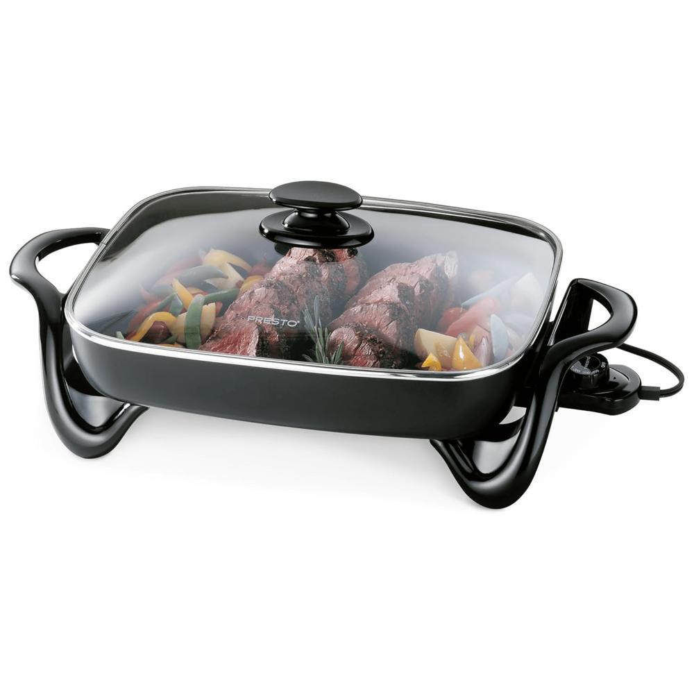 Presto 16-Inch Extra Large Non-Stick Skillet with Glass Lid