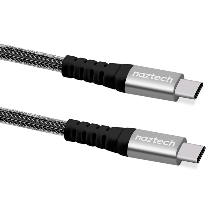 Naztech USB-C to USB-C 2.0 Chg/Snc Cable 4ft Braided