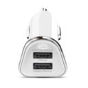 White HyperGear Hi-Power Dual USB 3.4A Car Charger