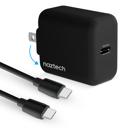  Naztech 20W PD Wall Charger + USB-C to USB-C 4ft Cbl