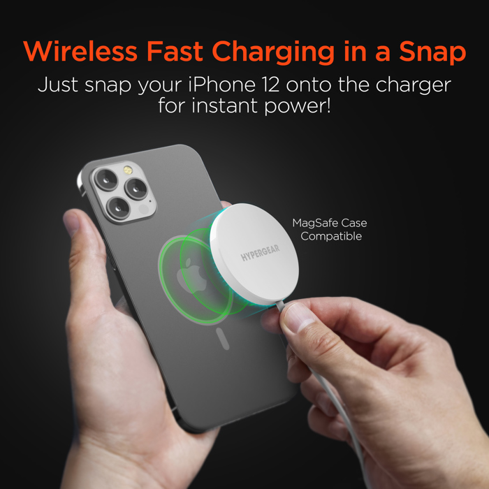 HyperGear Universal Magnetic 15W Wireless Fast Charger