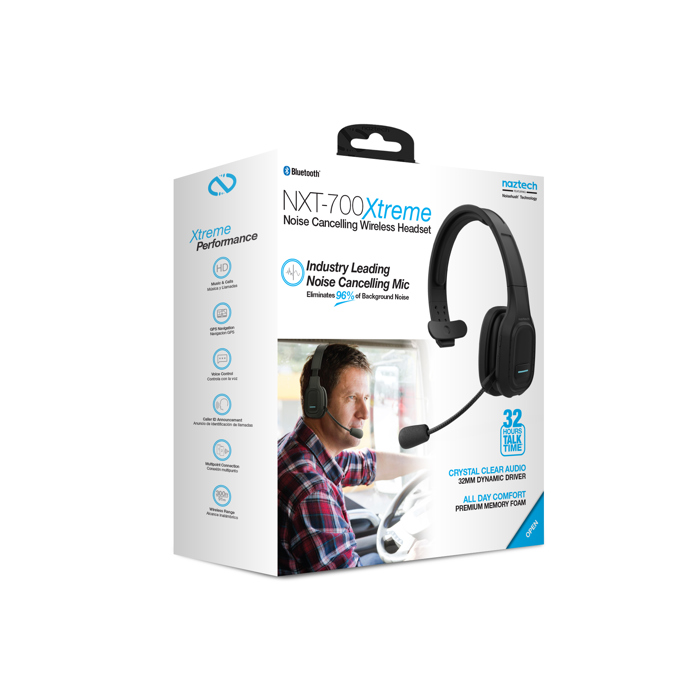 Naztech NXT-700 Xtreme Noise Cancelling Headset - Car