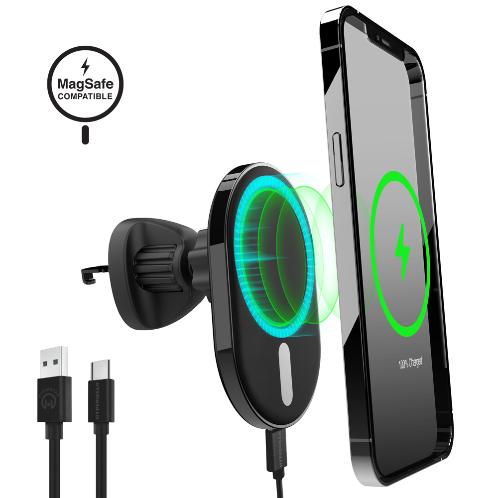 HyperGear MagVent Wireless Car Charging Mount for iPhone 13 