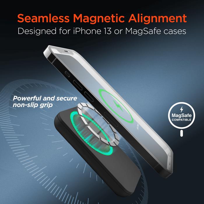 HyperGear 5000mAh Magnetic Wireless Power Bank