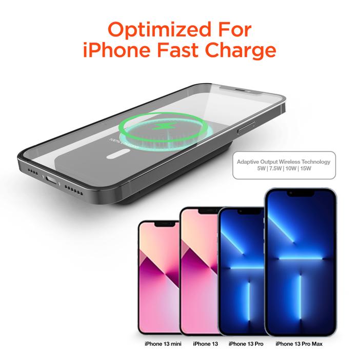 HyperGear 5000mAh Magnetic Wireless Power Bank