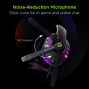  HyperGear SoundRecon RGB LED Gaming Headset w 7 Color Lights & Mic