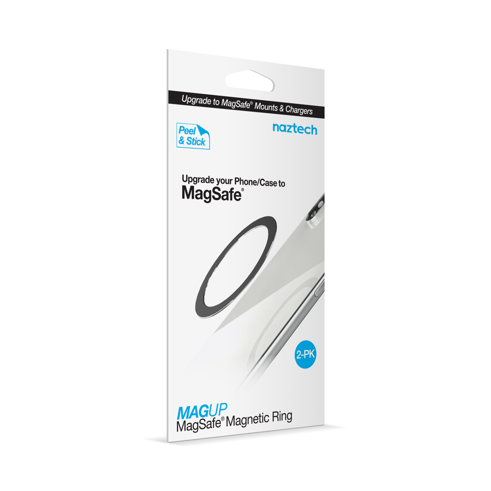 Naztech MagUP MagSafe Magnetic Ring 2-Pack