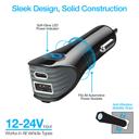  Naztech N420 PD25W+2.4A  Car Charger + C - C Cable 4Ft