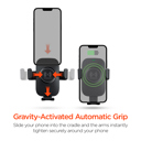  HyperGear Gravity 15W Wireless Fast Charge Mount