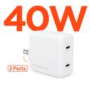  HyperGear PD40W Dual USB-C Wall Charger