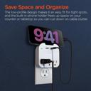  HyperGear Wall Adapter Power Strip 3 Outlets