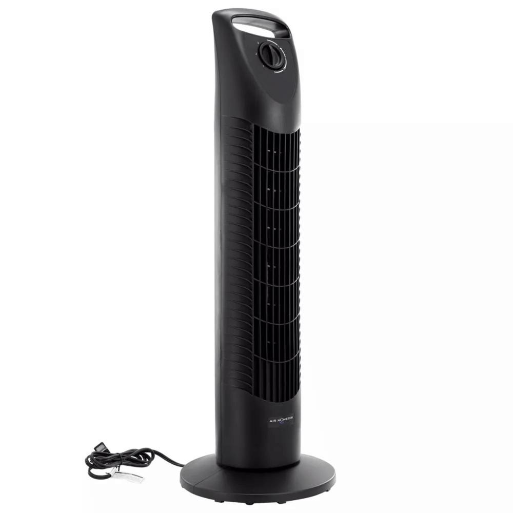 Air Monster 30-Inch 3-Speed 45W Oscillating Tower Fan with Timer