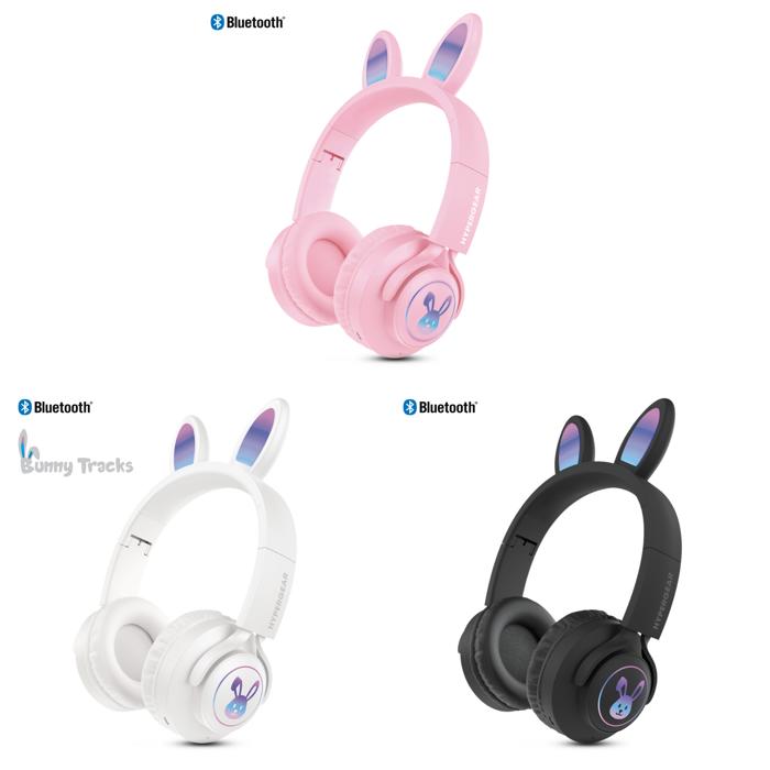 HyperGear Bunny Tracks Wireless Light-Up Headphones