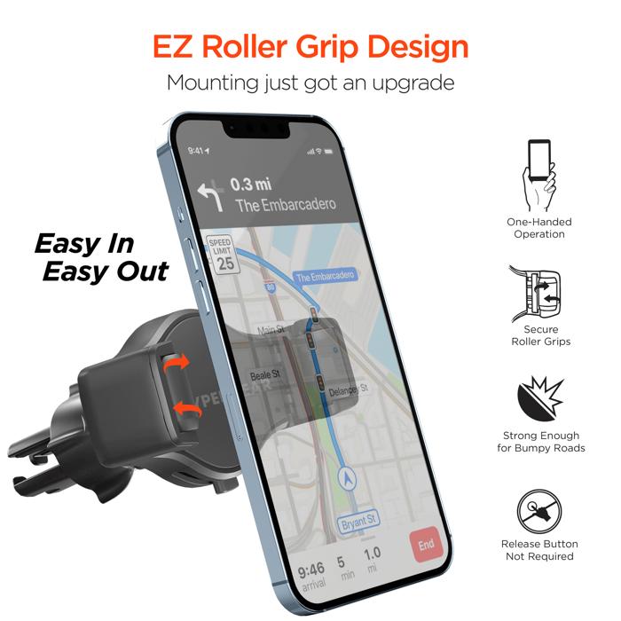 HyperGear Roller Grip Phone Mount Kit