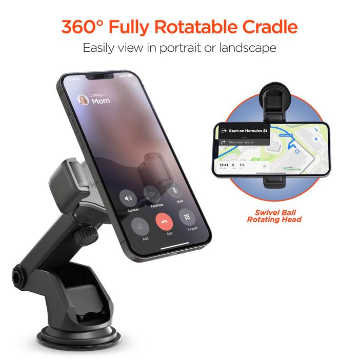 HyperGear Roller Grip Phone Mount Kit