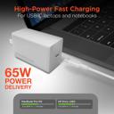  HyperGear SpeedBoost 65W USB-C PD PPS GaN Laptop Charger