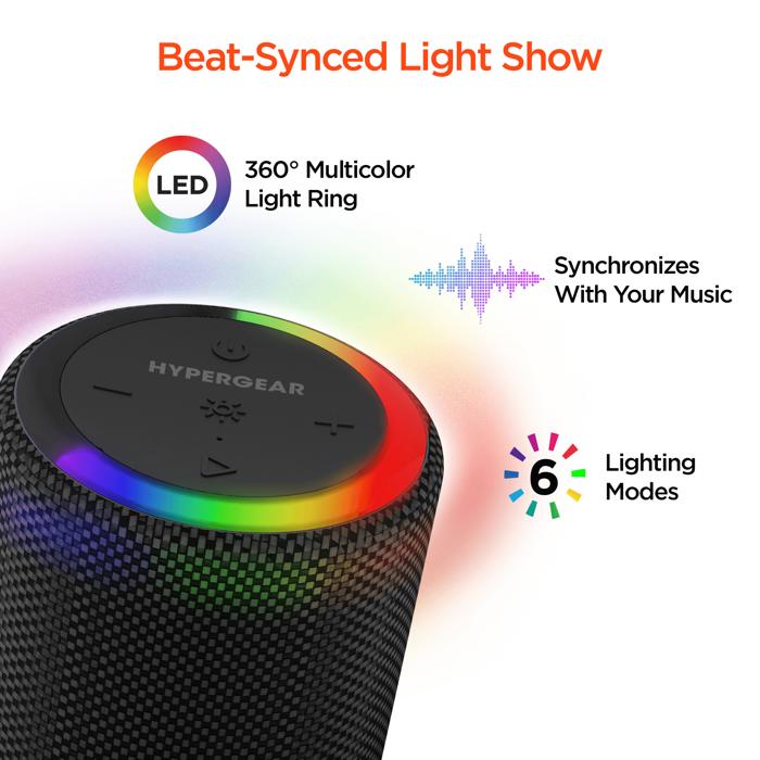 HyperGear Halo Wireless LED Speaker