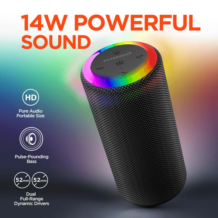 HyperGear Halo XL Wireless LED Speaker