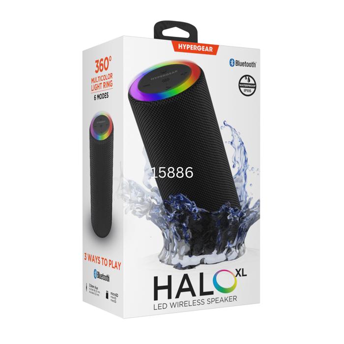 HyperGear Halo XL Wireless LED Speaker