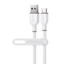 White HyperGear Flexi PRO USB to USB-C Cable 6ft