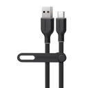 Black HyperGear Flexi PRO USB to USB-C Cable 6ft