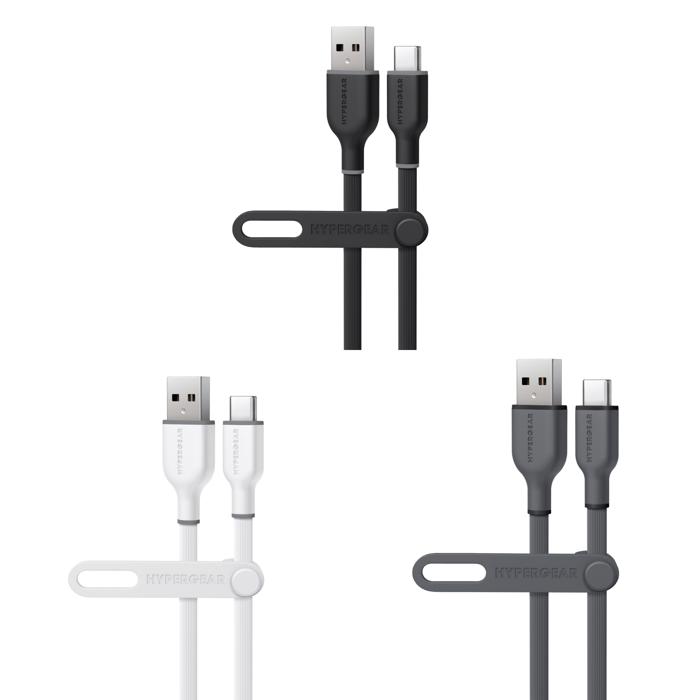 HyperGear Flexi PRO USB to USB-C Cable 10ft 