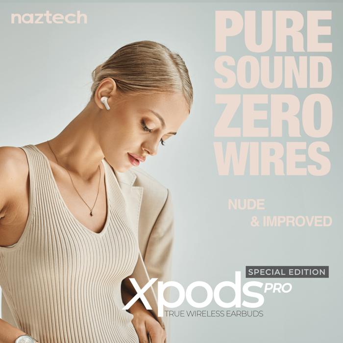 Naztech Xpods PRO TWS with Wireless Charging Case