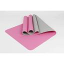 Pink/ Gray Maji Sports 2-Tone TPE Premium Yoga Mat