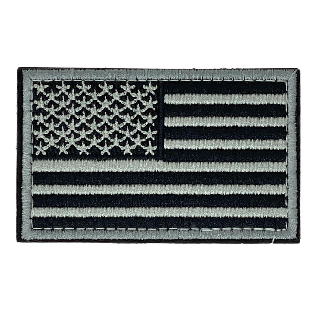 JupiterGear Tactical USA Flag Patch with Detachable Backing