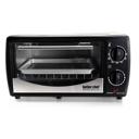 Black Better Chef 9L Toaster Oven Broiler with Slide-Out Rack and Bake Tray