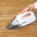 White Impress GoVac Handheld Rechargeable Vacuum