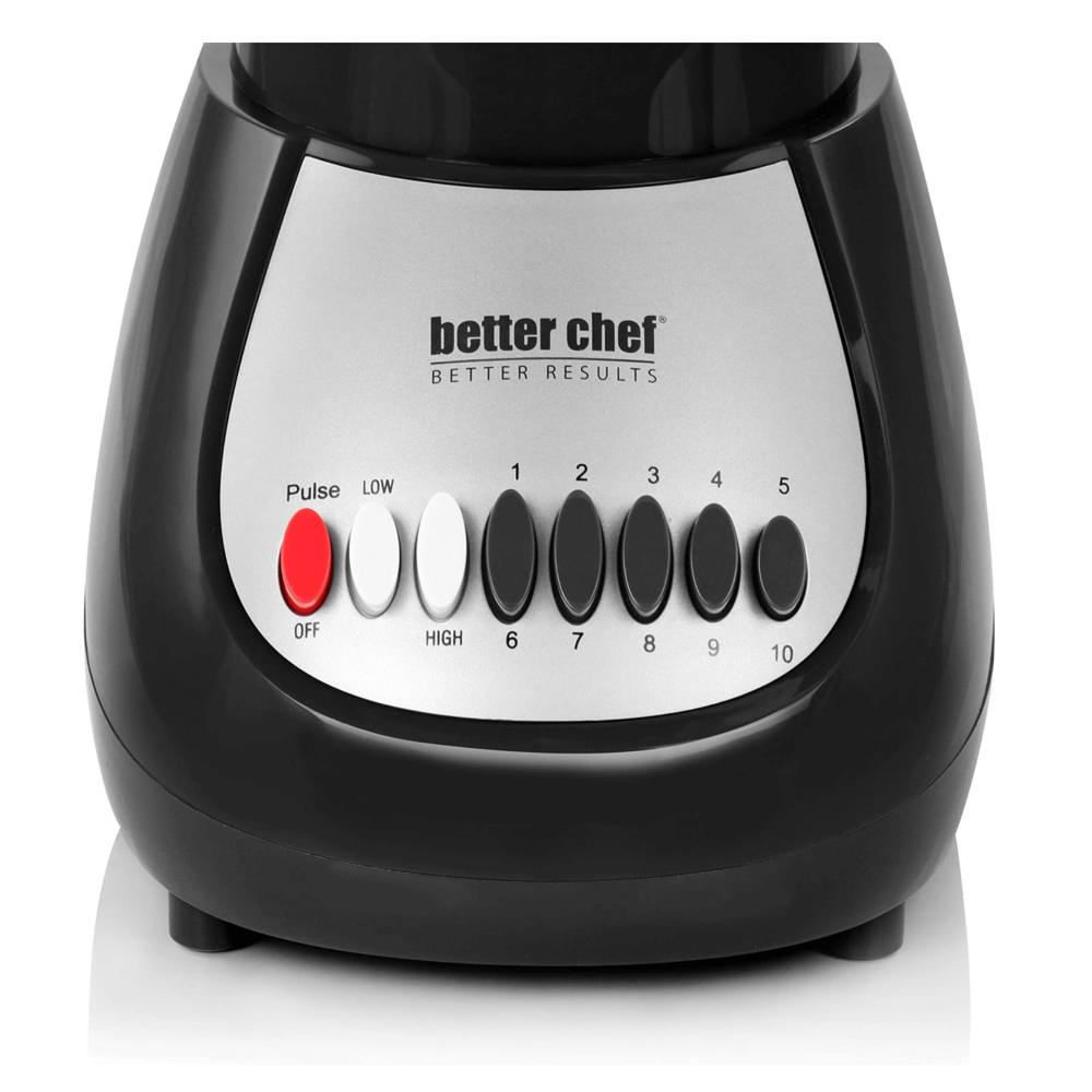 Better Chef Classic 10-Speed 6-Cup Plastic Jar Blender