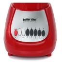 Red Better Chef Classic 10-Speed 5-Cup Glass Jar Blender