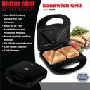 Black Better Chef Double Sandwich Maker