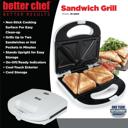 White Better Chef Double Sandwich Maker