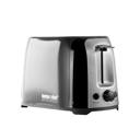 Black Better Chef Deluxe Cool Touch Wide-Slot 2-Slice Toaster with Stainless Accents