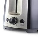 Black Better Chef Deluxe Cool Touch Wide-Slot 2-Slice Toaster with Stainless Accents