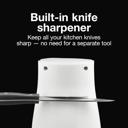 White Proctor Silex Power Opener Tall Can Opener with Knife Sharpener