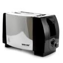 Silver Better Chef 2-Slice Toaster with Pull-Out Crumb Tray