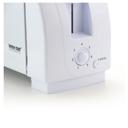 White Better Chef 2-Slice Toaster with Pull-Out Crumb Tray