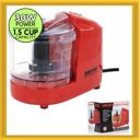 Red Better Chef 1.5-Cup Mini Chopper Food Processor