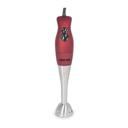 Red Better Chef 200W DualPro Immersion Blender Hand-Mixer with Cup and Beater