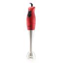 Red Better Chef 200W DualPro Immersion Blender Hand-Mixer with Cup and Beater