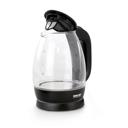 Black Better Chef 7-Cup Cordless Borosilicate Glass Electric Kettle with LED Light