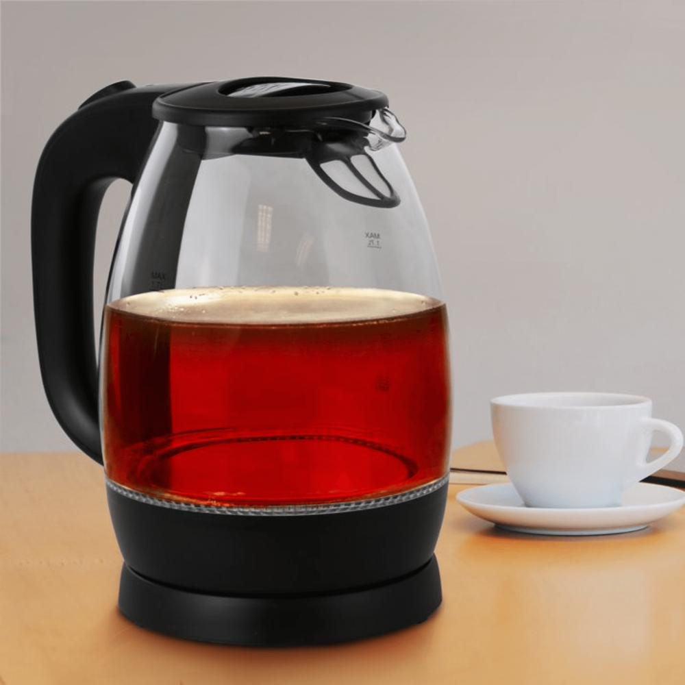 Better Chef 7-Cup Cordless Borosilicate Glass Electric Kettle with LED Light