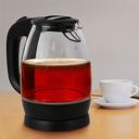 Black Better Chef 7-Cup Cordless Borosilicate Glass Electric Kettle with LED Light