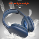 Blue HyperGear VIBE Wireless Bluetooth Headphones w Extended Battery Life