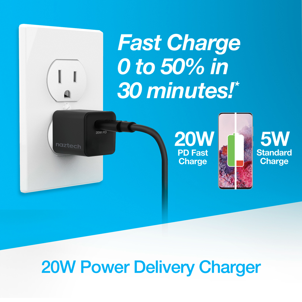 Naztech 20W PD Mini Fast Wall Charger