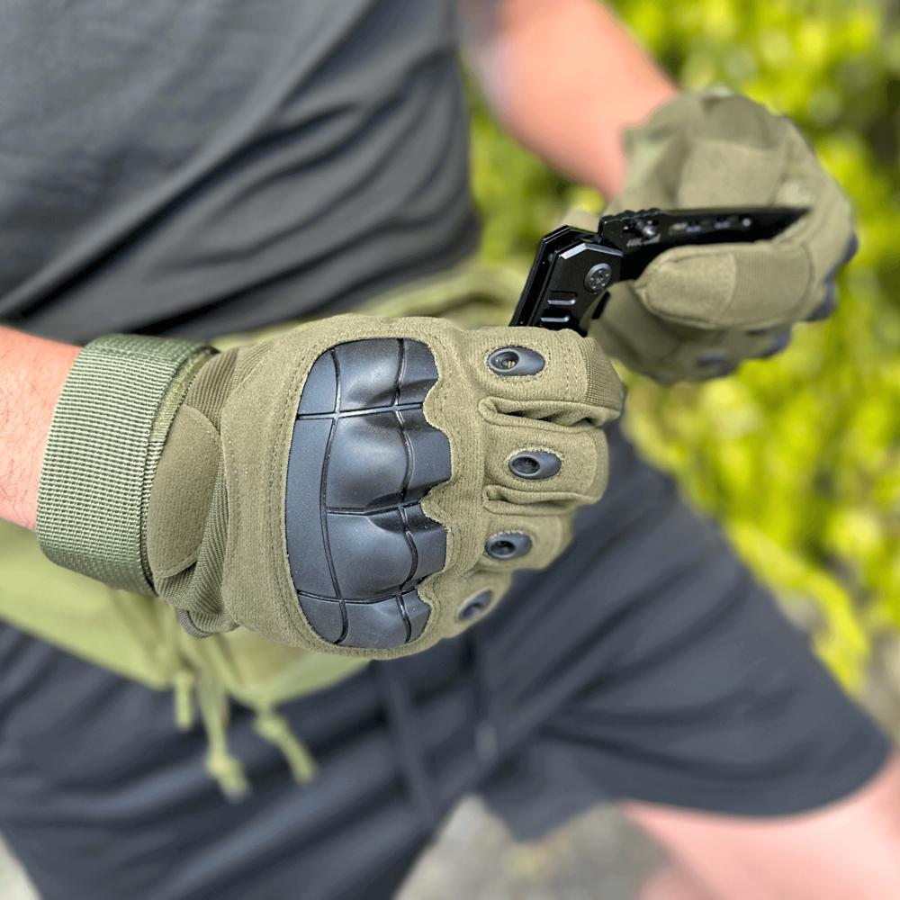 JupiterGear Tactical Airsoft Gloves for Outdoor Sports with Touchscreen Fingertip Capability