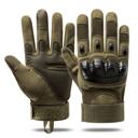 Green Medium JupiterGear Tactical Airsoft Gloves for Outdoor Sports with Touchscreen Fingertip Capability